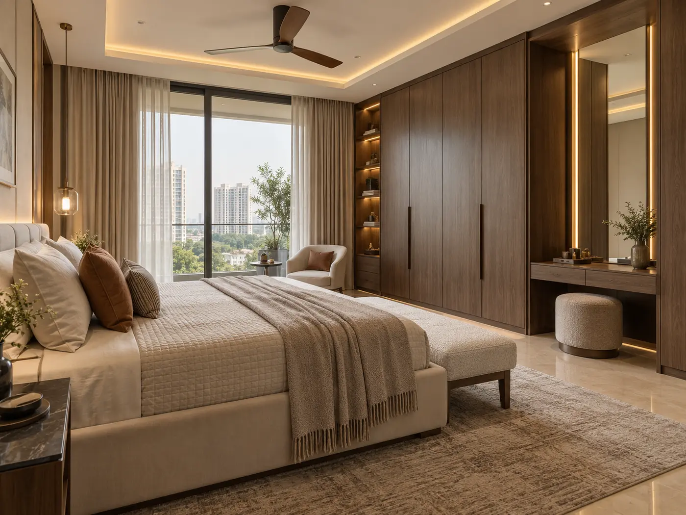 Custom wardrobe and bedroom storage